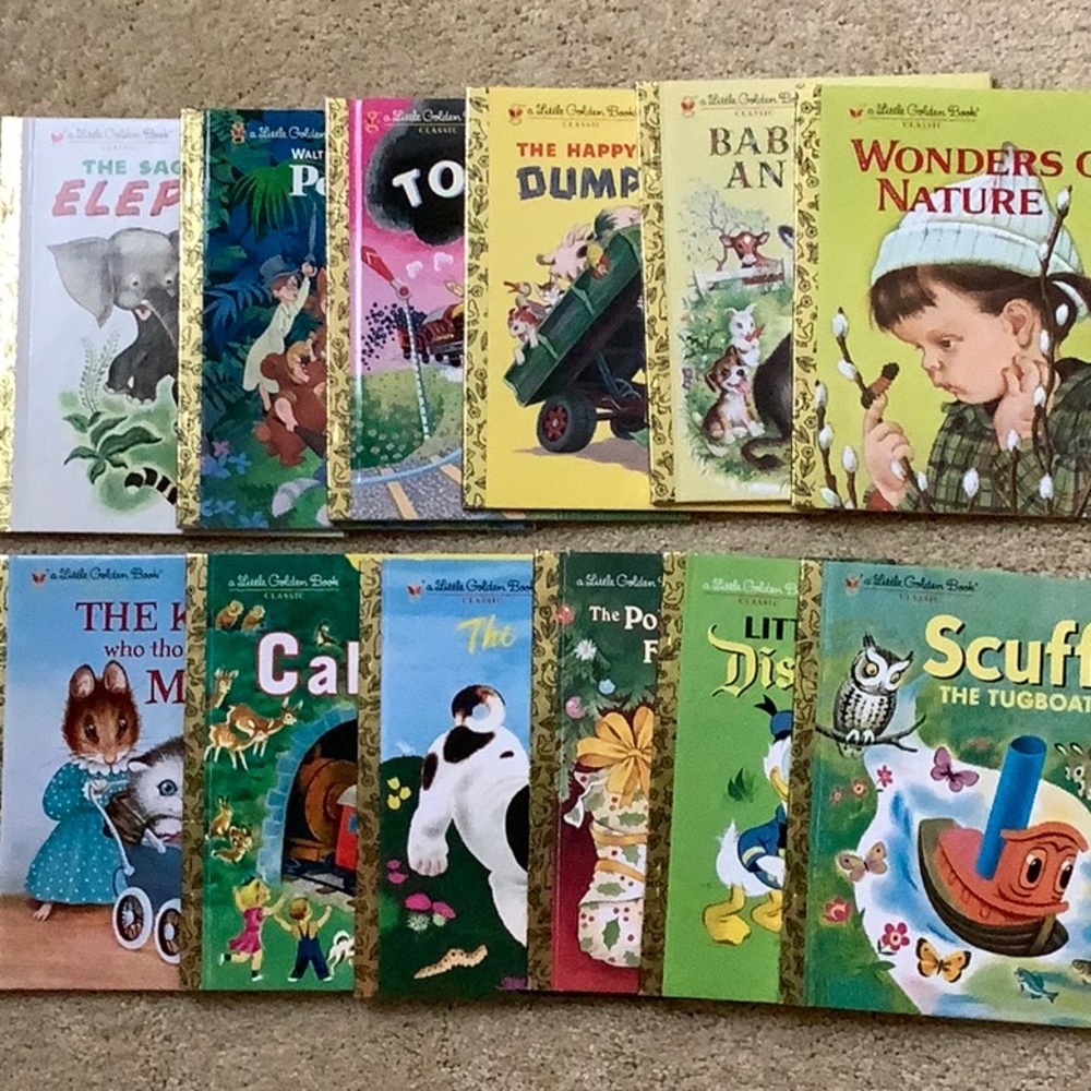 1 DOZEN brand new Little Golden Books